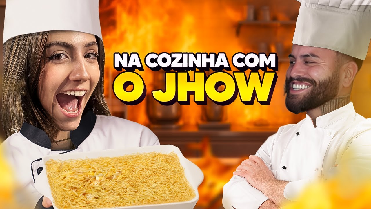 COZINHANDO COM O JHOW!! (a cozinha quase pegou fogoKKKKKK)