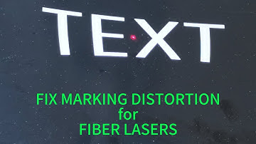 EZCAD settings:How to calibrate the galvo head/fix marking distortion for a fiber laser?