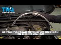 How to Replace Power Steering Pump Return Hose 1997-2006 Jeep Wrangler