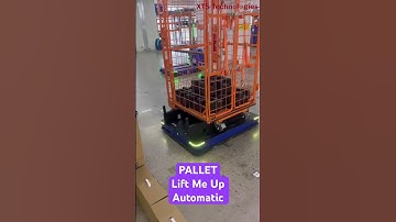 Lift up the pallet or cage by APR with XTS #xtstech #apr #automation #robotic #agv
