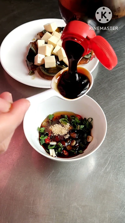 CENTURY EGG WITH TOFU | BI TAN TOFU | TELUR ABAD DENGAN TAHU KESUKAAN ORANG TAIWAN