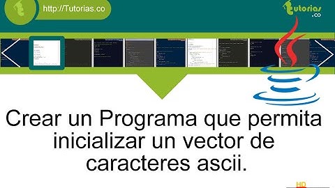 arrays – java (vector de caracteres ascii)