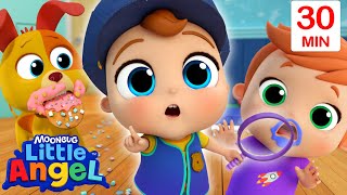 The Cookie Police Investigation  Bingo and Baby John | Little Angel Nursery Rhymes and Kids Songs