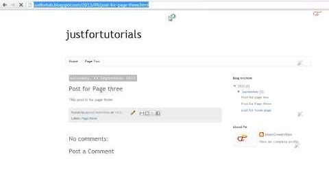 How To Make Posts Appear Under Different Pages In Blogger
