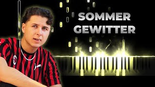 Miniatura de vídeo de "Pashanim Sommergewitter piano karaoke"