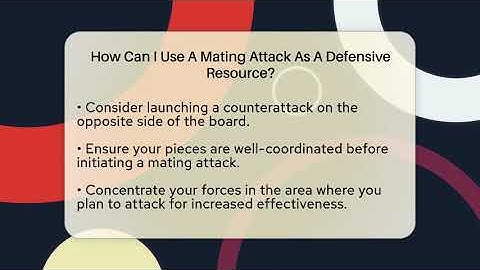 How Can I Use A Mating Attack As A Defensive Resource? - The Chess Codex