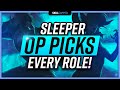The MOST SLEEPER OP PICKS to Climb in Patch 10.18 for EVERY ROLE! - League of Legends