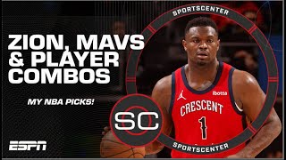 Mavericks vs. Kings \& Zion Williamson PLAYER COMBO 💰 | SportsCenter