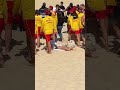 Video: Moment beachgoer refuses to move out of Harry and Meghan's way