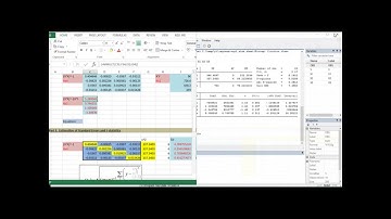 Stata VidRegression analysis in excel using matrix algebra (part 4/8 STATA)eo