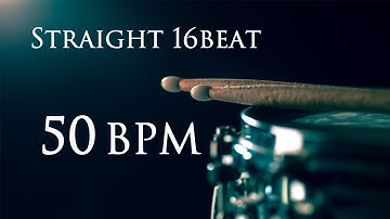 [Drum Beat] Straight 16Beat 50bpm┃#DrumGroove #DrumLoop