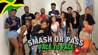 SMASH OR PASS BUT FACE TO FACE IN JAMAICA| Youtubers edition