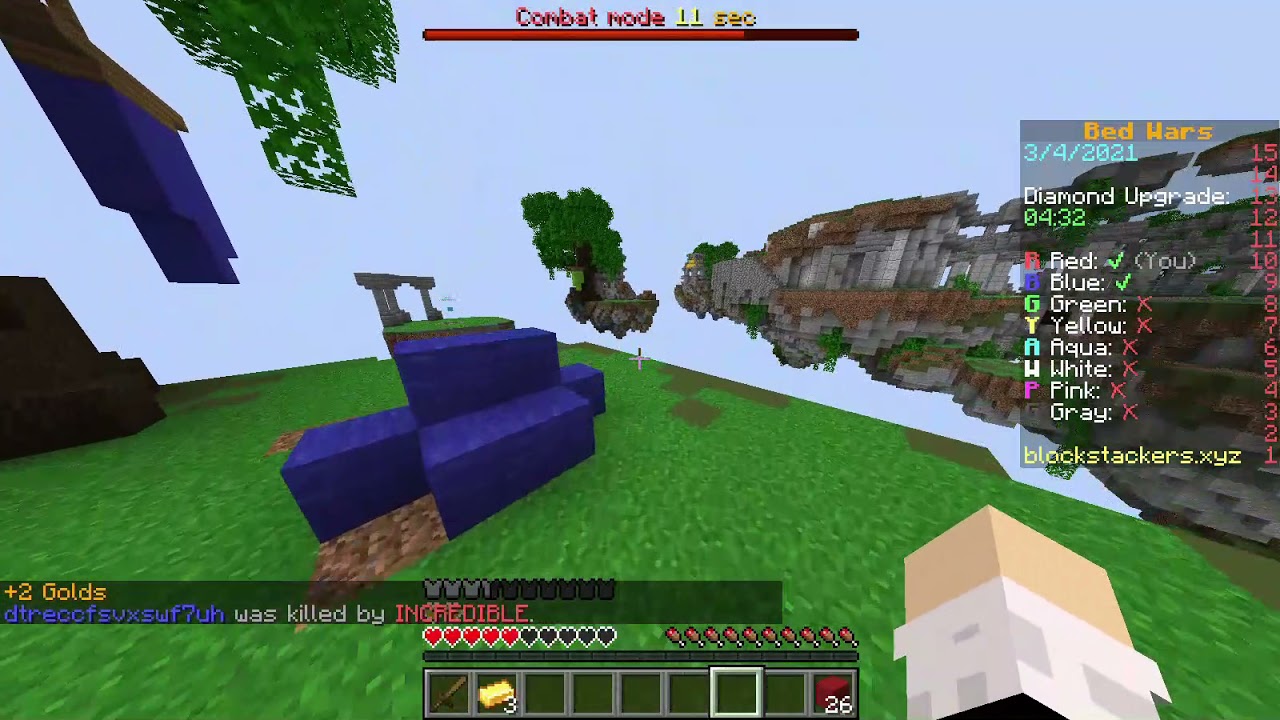 BEDWARS CLUTCH | BEDWARS INSANE JUMP | SERVER: BLOCKSTACKERS | Gaming {XT} | 