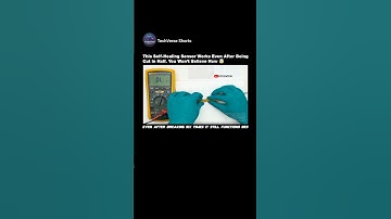 This Self-Healing Sensor Works Even After Being Cut in Half🤯#shorts#engineering