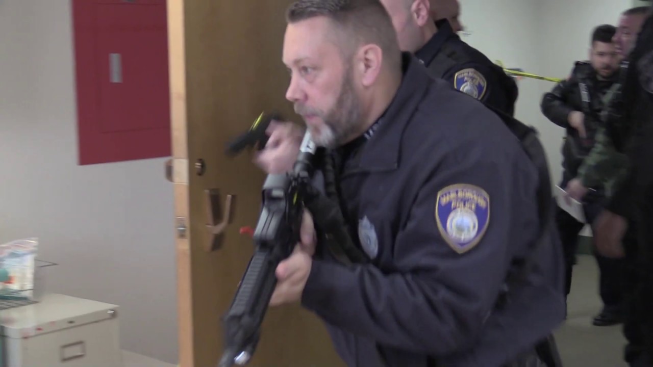 Active Shooter Drill at Marlborough Hospital - YouTube