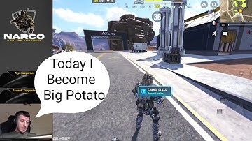 CoD Narco Become Potato Bot Player For 1 Day Then This Happen 😅 | Call Of Duty Mobile