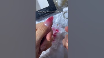 How to apply press ons with sticky tabs💅 #pressons #pressonnails #nails  #ellieyoungnails #nailart