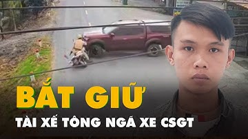 Tạm giữ người lái xe bán tải tông ngã xe cảnh sát giao thông   Tuôi Tre Online