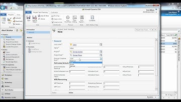 Creating Project Task Tracking Items in Alert Stratus for Microsoft Dynamics CRM 2011