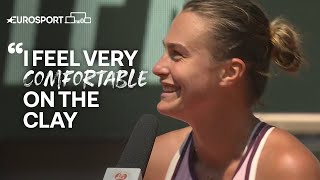 Sabalenka Reacts To Reaching SemiFinal & Doesn't Shake Hands With Svitolina | Eurosport Tennis