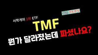 TMF 투자심리 변화, 서학개미1위 ETF 이젠 사야할 때인가? #tmf #차트분석 #TLT #TLTW