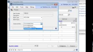 WilloWare Quick Disassembly for Microsoft Dynamics GP