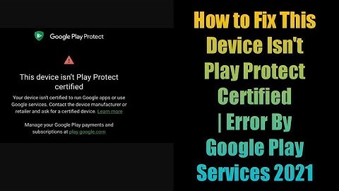 How to Fix This Device Isn
