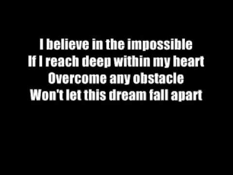 Fantasia I Believe with lyrics