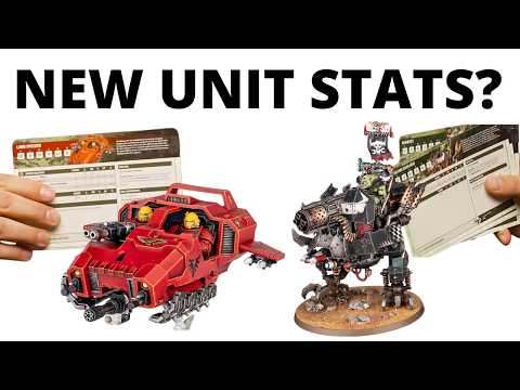 Stats Teased for 40K's New Units? GW's Teased Datasheets for Land Speeder, Dakkarig + More