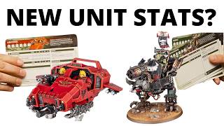 Stats Teased for 40K's New Units? GW's Teased Datasheets for Land Speeder, Dakkarig + More