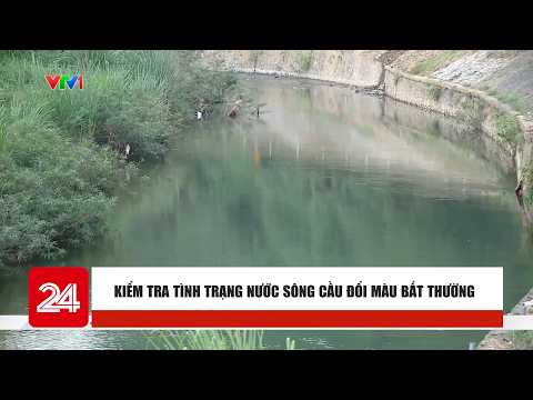 Thai Nguyen: Investigating the Unusual Discoloration of the Cau River | VTV24