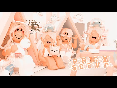Aesthetic Sleepover Speed Gfx Cloudxrose Youtube - roblox cute gfx