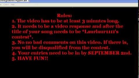 FMV contest!!! [OPEN]