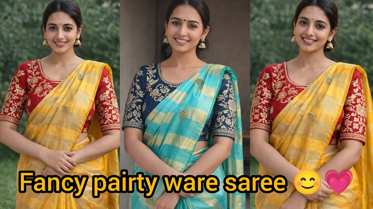 Sale ✅ Party Wear Saree Beautiful Blouse Design#ytshorts#viral#trendingshorts #newsareecollection 