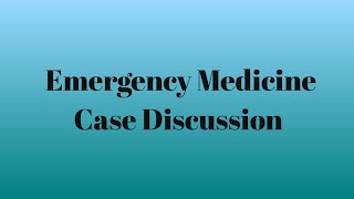 Emergency Medicine Case Discussion || Right Heart Failure || NIV