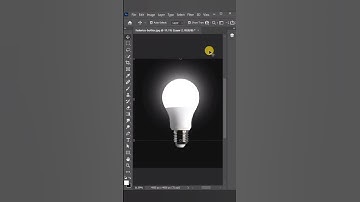 Add Light on Bulbs in Photoshop | Glowing Bulbs #shorts #photoshop
