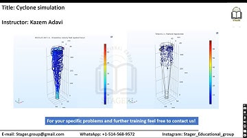 Cyclone simulation using COMSOL
