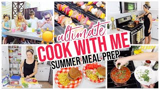 NEW ULTIMATE COOK WITH ME + SUMMER MEAL PREP 2020 ️? BEST SUMMER RECIPES! @BriannaK  HOMEMAKING