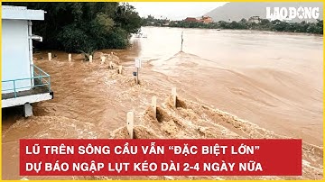 Nóng hôm nay: Lũ trên sông Cầu vẫn “đặc biệt lớn”, dự báo ngập lụt kéo dài 2-4 ngày nữa