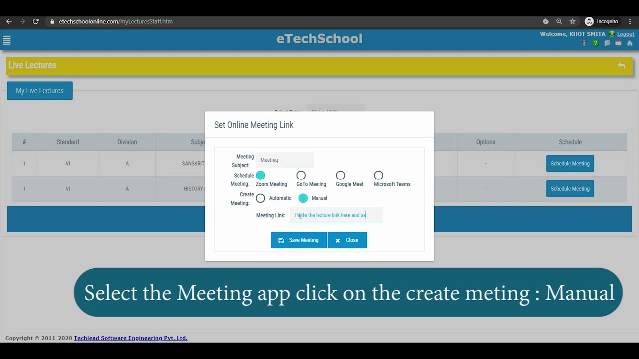 Live lecture with zoom scheduling YouTube