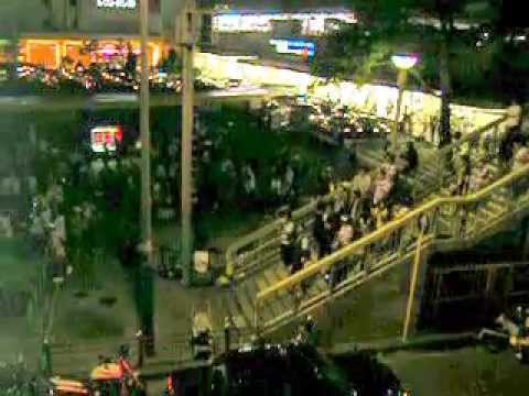 2003年阪神タイガース リーグ優勝の夜（大阪駅前）その1