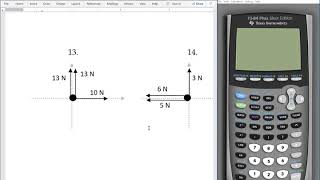 Net Force Calculations Worksheet
