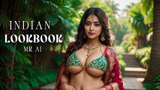 [4K] Ai Art Indian Lookbook Girl Al Art Video - Nature Haven