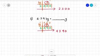 Matematik - Menukar unit jisim