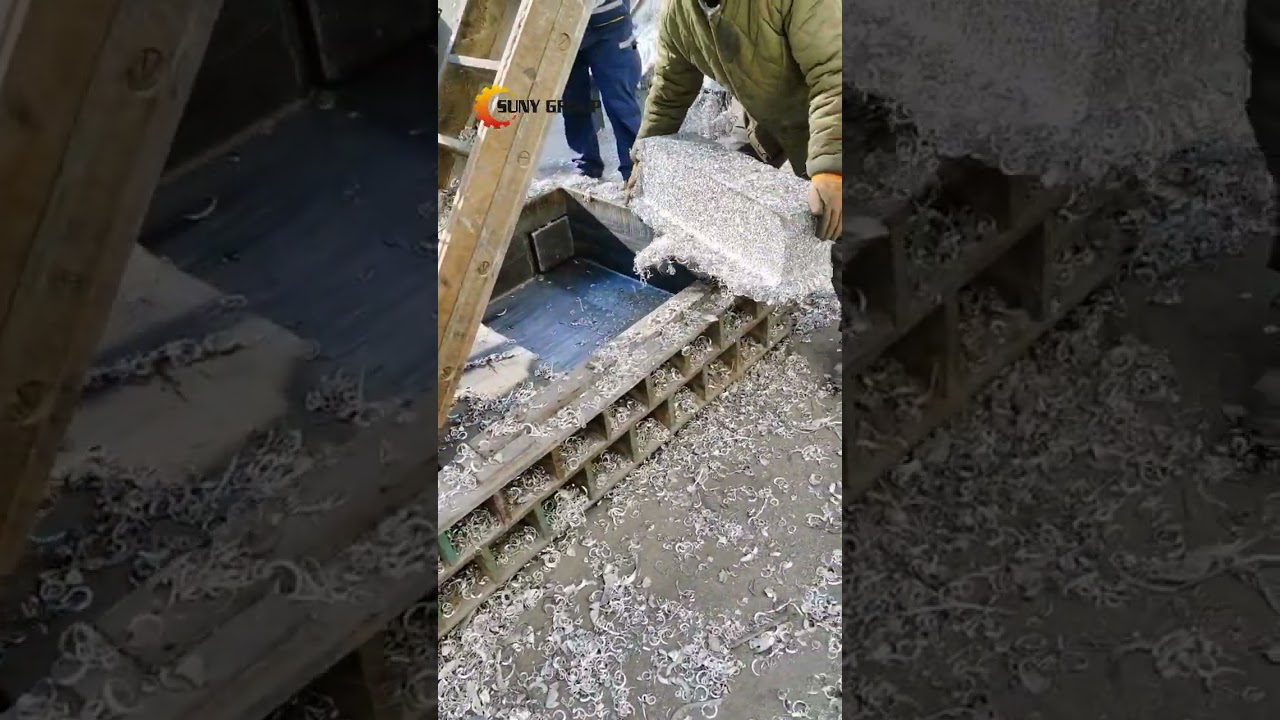 Metal Swarfs Baling Press - A 10-year-old Machine 