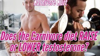 Low testosterone on the Carnivore diet happens!  Increase testosterone with no testosterone pills.