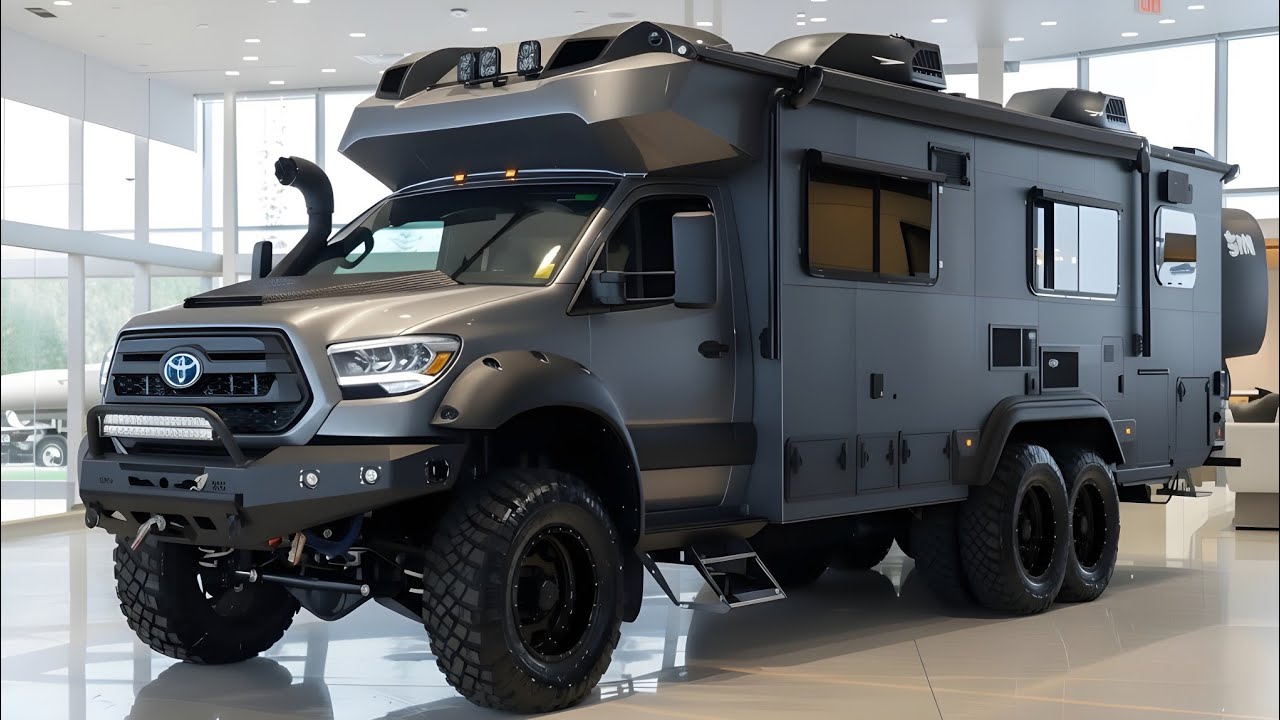 INSANE 2026 Toyota Sprinter 6x6 Armored Camper – The Extreme Off-Road Beast