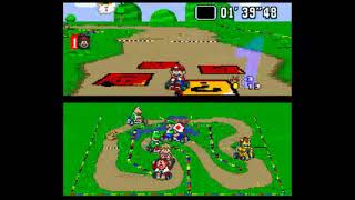 マリオカート SFC 100CC 1ST マッシュルーム カップ マリオ