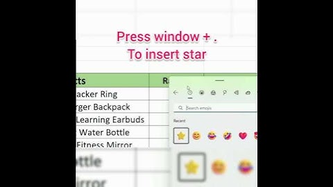 "Turn Numbers into Stars ⭐: Excel