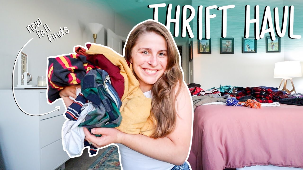 Fall Thrift Haul! 🍁🛍🧣 Thrift Shop With Me at Platos Closet & Uptown